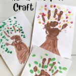 Handprint trees craft
