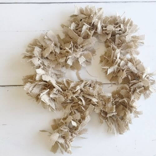 Burlap St. Patrick's Day Wreath DIY