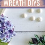 Supplies for wood bead wreath DIYs