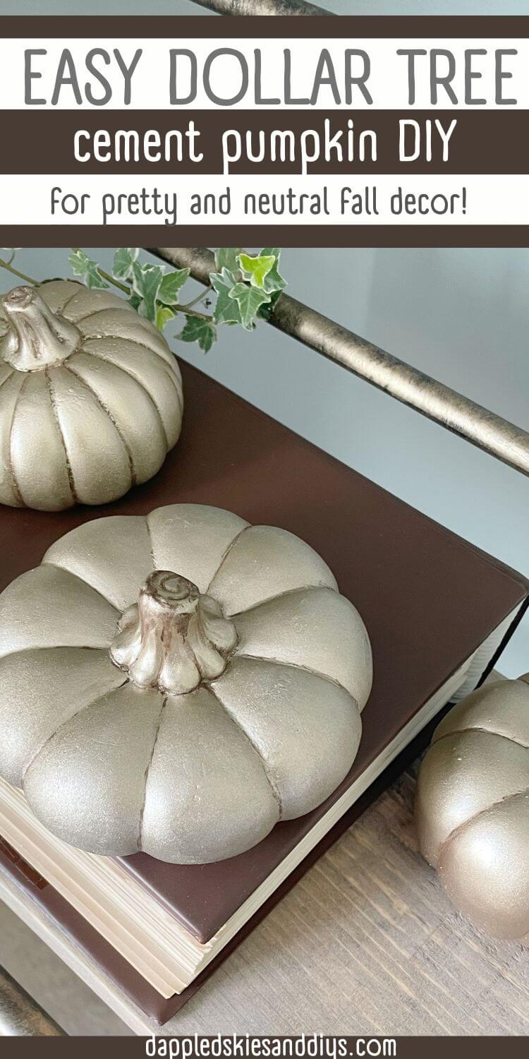 Dollar Tree Pumpkin Diy Dappled Skies And Diys