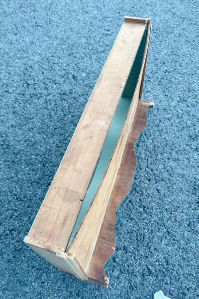 Bottom of drawer warped from the heat of the iron. 
