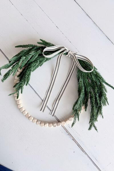 Trim the ends of the ribbons into triangles to look more finished.