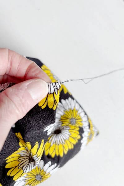 Make your anchor stitch.