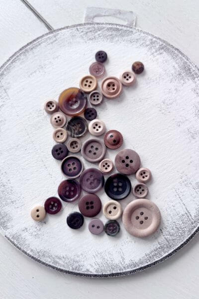 Then position the button where you want it on the bunny shape.